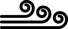 Ocean Waves Icon Svg Vector, Free Vectors File